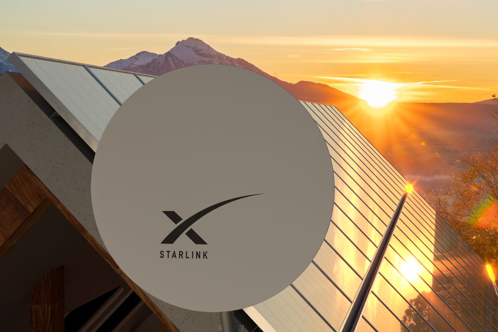 Starlink satellite installation