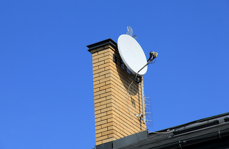 Chimney mount antennas