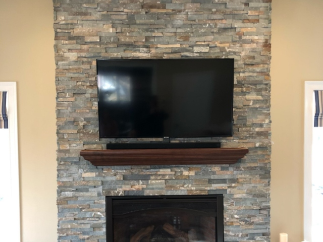 Professionally Mounted TV