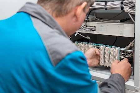 Telephone line repair